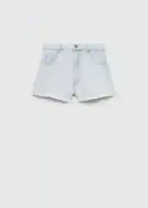 Short Worn Bl Bleach Talla 18 Niñas Mango