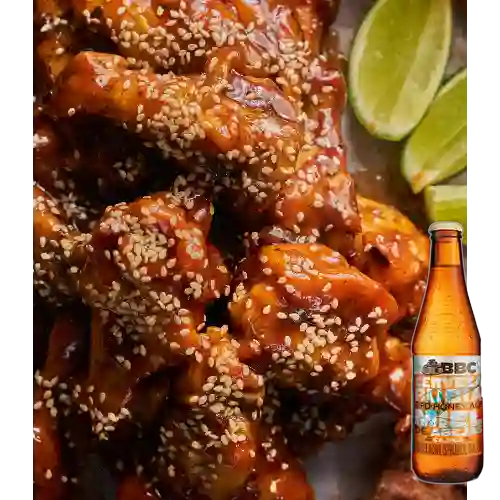 Combo Alitas + BBC Cajicá Miel 330 ml