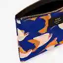 Wouf Bolso Mano Pouch Blue Birds Large