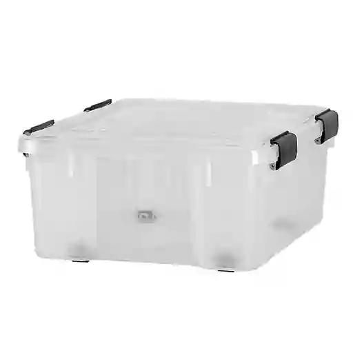 Vanyplas Caja Organizadora Plus Ruedas Clear 29 L