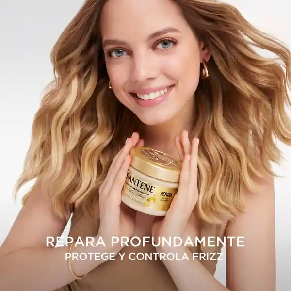 Pantene - Mascarilla Intensiva Pro-V Miracles repara protege y anti-frizz con aceite de argán y de ricino Tratamiento para cabello maltratado 300 ml
