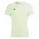 Adidas Camiseta Adizero e Tee Hombre Verde Talla S IN2264