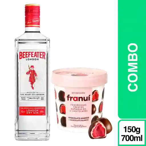 Combo Beefeater Ginebra London Dry + Franui Frambuesas