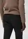 Pantalón Bologna Negro Talla 44 Hombre Mango