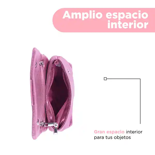 Bolso Crossbody Rosa Serie Miniso