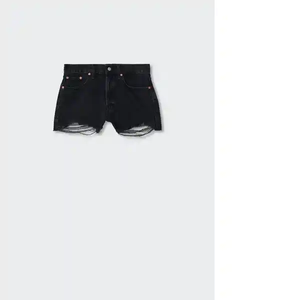 Shorts Hailey2 Tejano Negro Talla 36 Mujer Mango