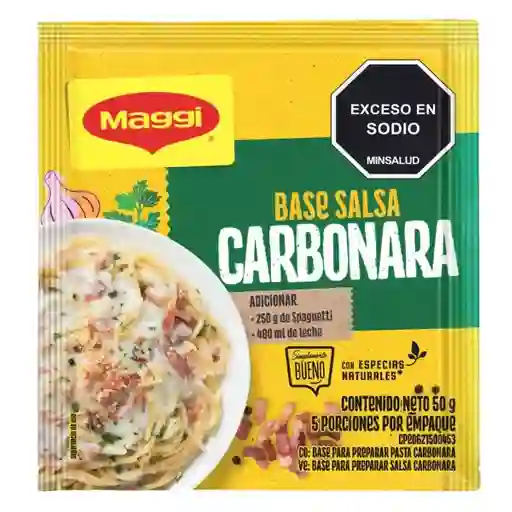 Salsa MAGGI para pasta Carbonara x 50g