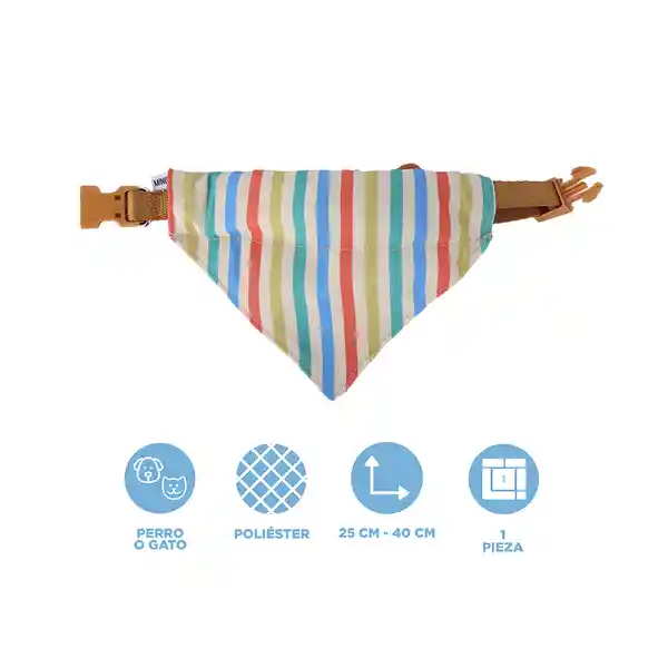 Pañuelo Accesorio Para Mascotas Chip Dale Animals Miniso