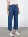 Jean Mujer Azul Indigo Medio Talla 6 Naf Naf