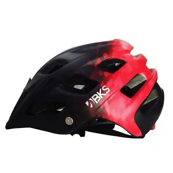 Casco para Adultos Bks MTB Negro/Rojo H380