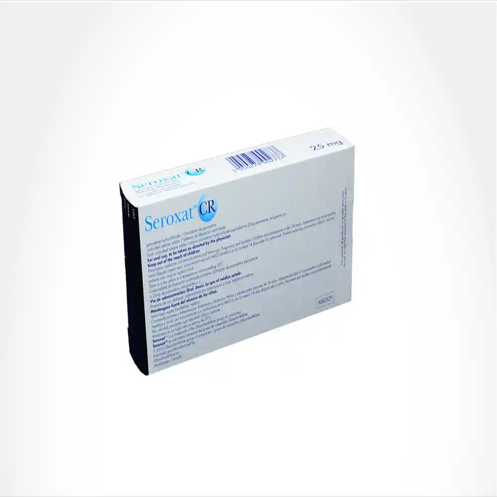 Seroxat (25 mg) 10 Tabletas