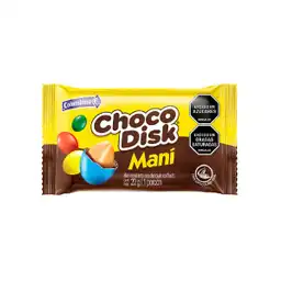 Colombina Chocodisk Maní Chocolate