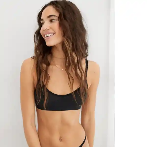 Bralette Negro Talla: X-Large American Eagle