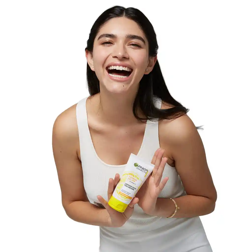Gel limpiador facial Garnier Vitamina C Express Aclara 150 ml