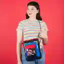 Bolso Crossbody Cuadrado Colección Mario Bros Negro Miniso