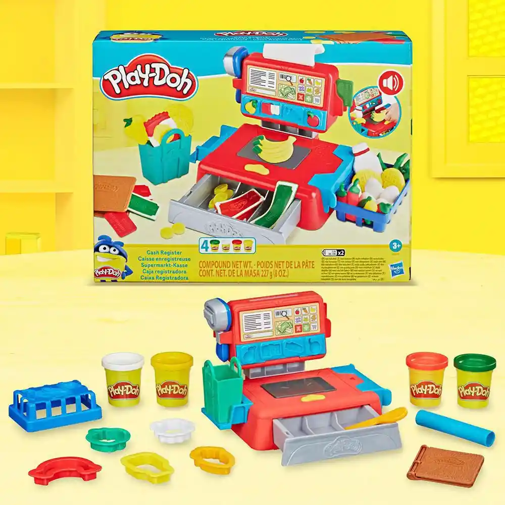 Play Doh Caja Registradora Con Sonidos y Accesorios