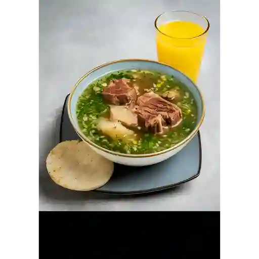 Combo caldo + jugo