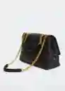 Bolso G Rombo Negro Talla 99 Mujer Mango