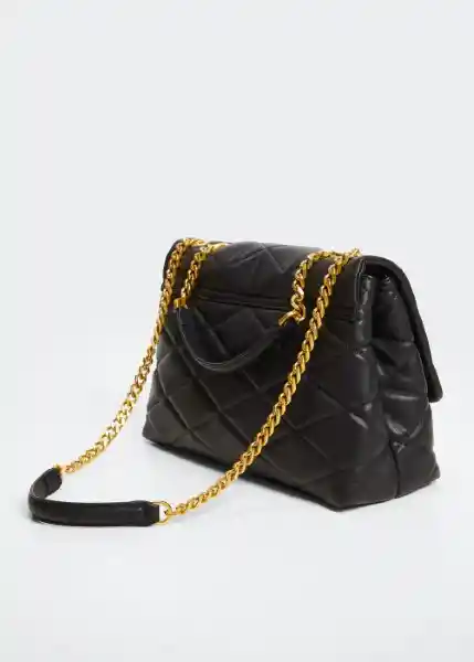 Bolso G Rombo Negro Talla 99 Mujer Mango