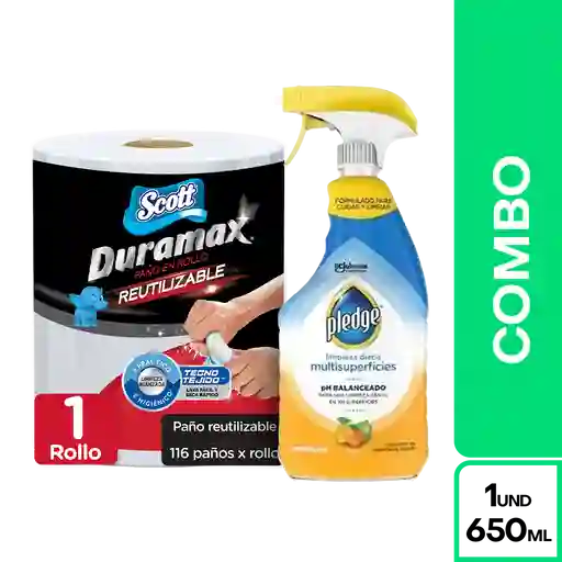 Combo Pledge Limpiador + Duramax Toalla de Cocina