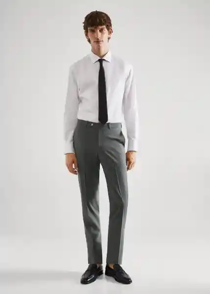 Pantalón Breda Verde Talla 48 Hombre Mango