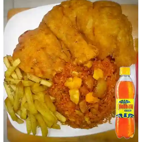 Combo Chuleta de Pollo + Colombiana 250 ml