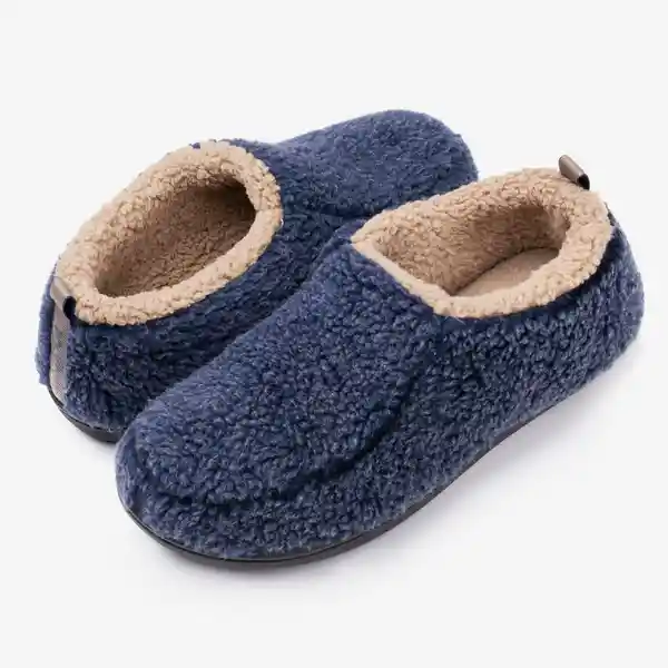 Rockdove Pantufla Hombre Nomad Azul L