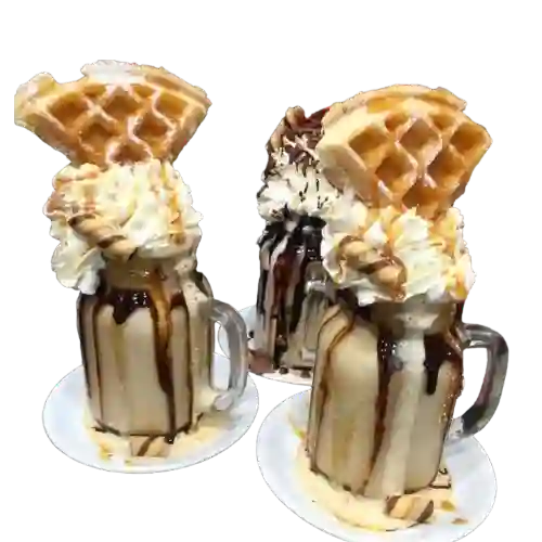 Super Malteada de 22 Onzas con Waffles