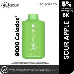 Glucloud Vapeador  Sour Apple 8K