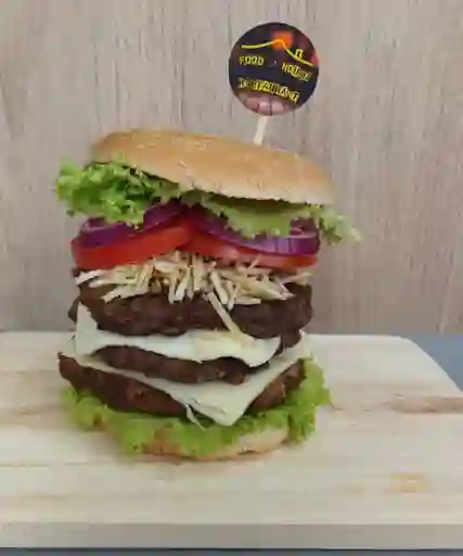 Hamburguesa triple carne