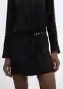 Vestido Felicia Negro Talla M Mujer Mango