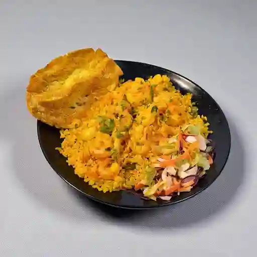 2 Arroz Camarón + Consomé