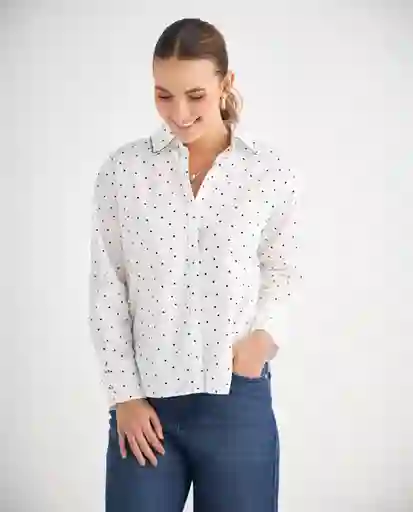 Camisa Blanco 0 Claro Talla S 119F004 Esprit