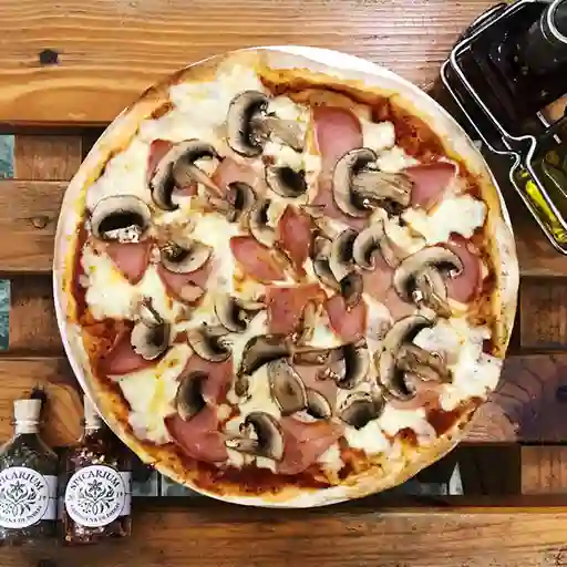 Pizza Jamón Champiñones
