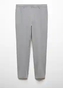 Pantalón Bologna Gris Talla 42 Hombre Mango