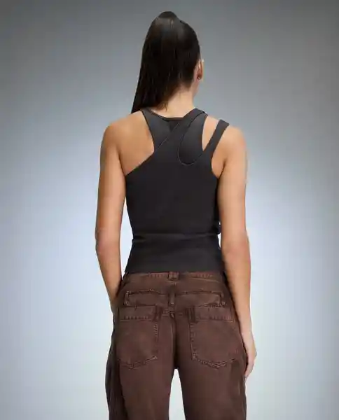 Camisa Mujer Gris Talla XS 612G082_GRI144503
