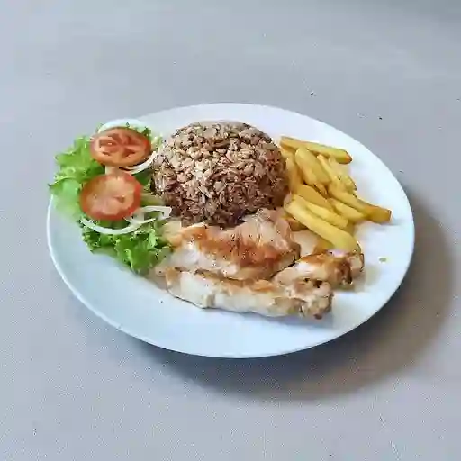 Pechuga con Arroz
