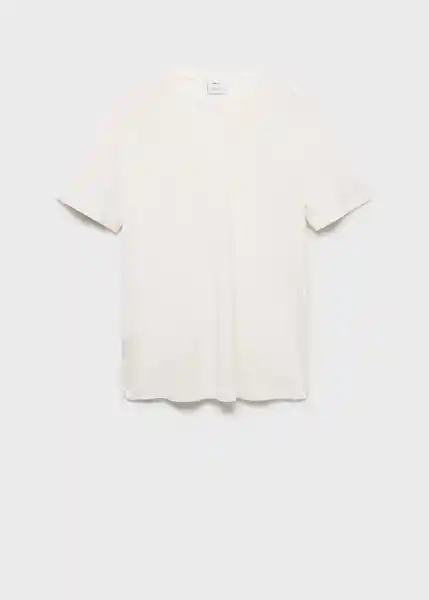 Camiseta Liman Blanco Talla S Hombre Mango