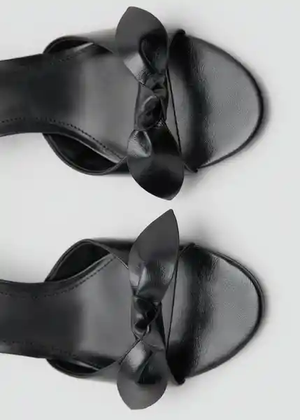 Sandalias Rocket Negro Talla 37 Mujer Mango