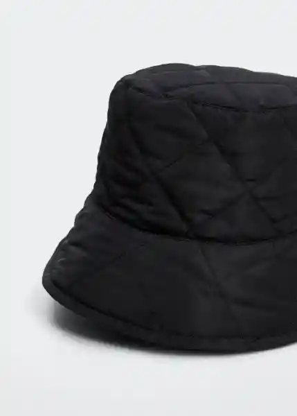 Gorro Tona Negro Talla 99 Mujer Mango