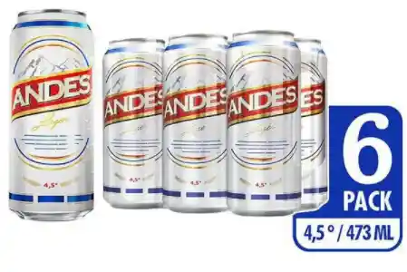 Andes Pride Sixpack Cerveza Lata