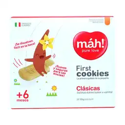 Máh! Galletas Infantiles Clásicas Sabor a Vainilla