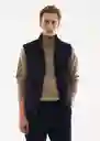 Chaleco Nadast Navy Talla XL Hombre Mango