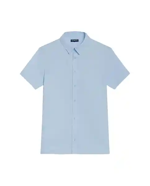 Camisa Dyed Twill Azul Ligero Claro Talla L Chevignon