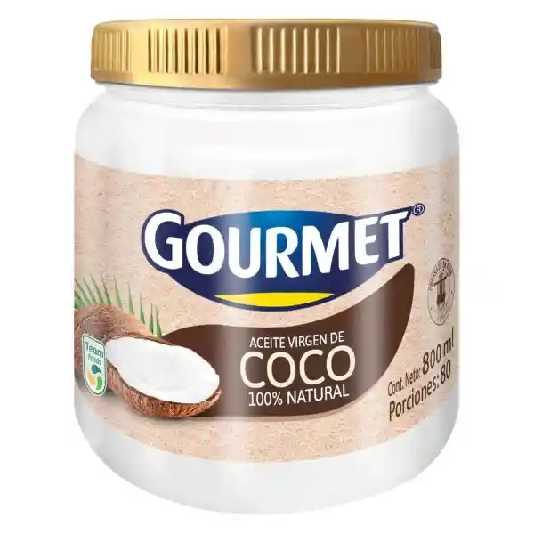 Gourmet Aceite Virgen Coco Natural