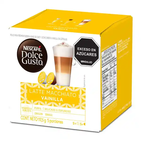 Cápsulas de Café NESCAFÉ DOLCE GUSTO Vainilla 117.5 g