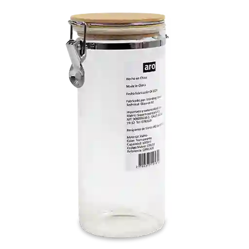 Aro Recipiente de Vidrio 1600 mL