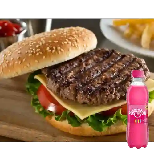Combo Endiablada Sencilla + Postobón Manzana 250 ml