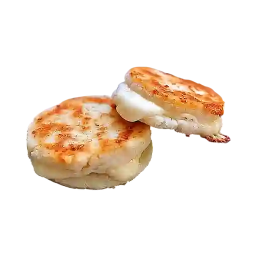 Arepa con Queso y Bocadillo