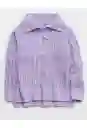 Suéter Aerie Morado Talla X-SMALL American Eagle
